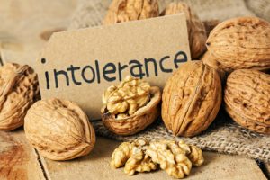 Food intolerance to nuts