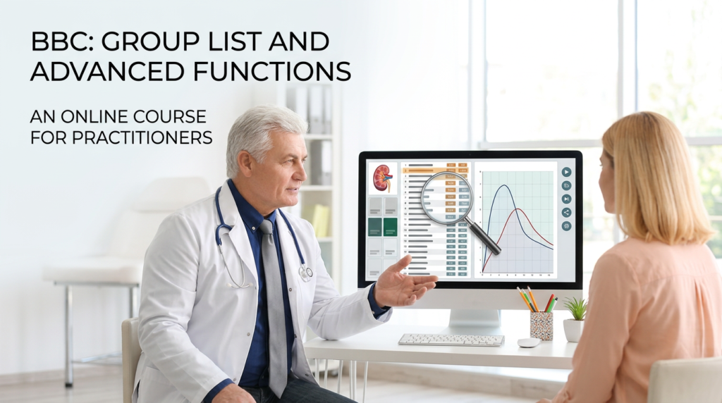 BICOM BodyBalanceCheck: Group List and Advanced Functions, an online course for practitioners
