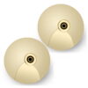 Pair brass ball applicators, 60 mm