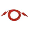 Cable with security plug, 2 m, red