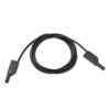 Cable with security plug, 2 m, black