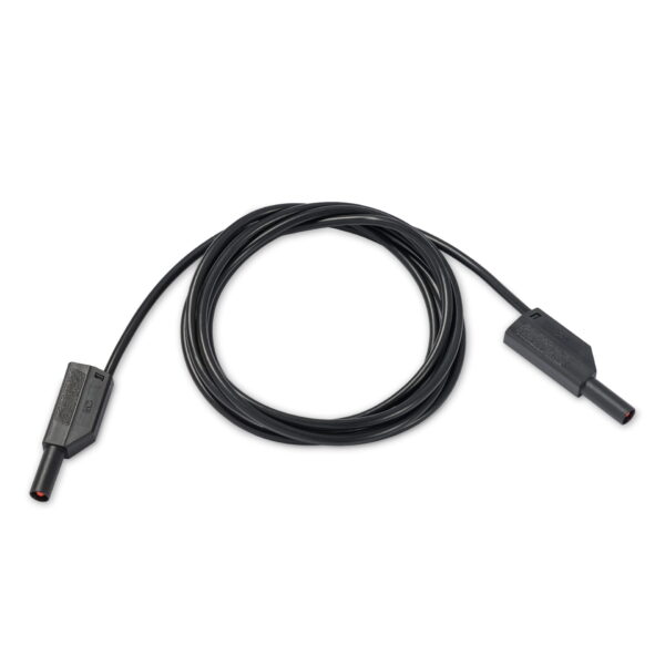 Cable with security plug, 2 m, black