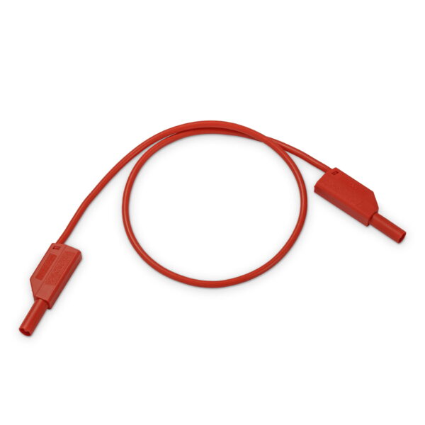 Cable with security plug, 50 cm, red