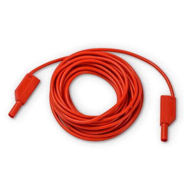 Cable with security plug, 5 m, red