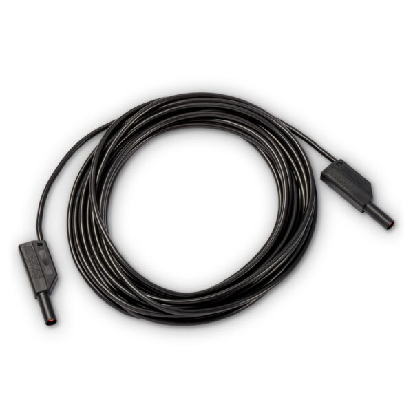 Cable with security plug, 5 m, black