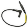 Elbow fitting, 25 cm, black