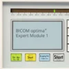 BICOM optima screen showing Expert Module 1, the extension module for 2nd generation V7 and V8 devices